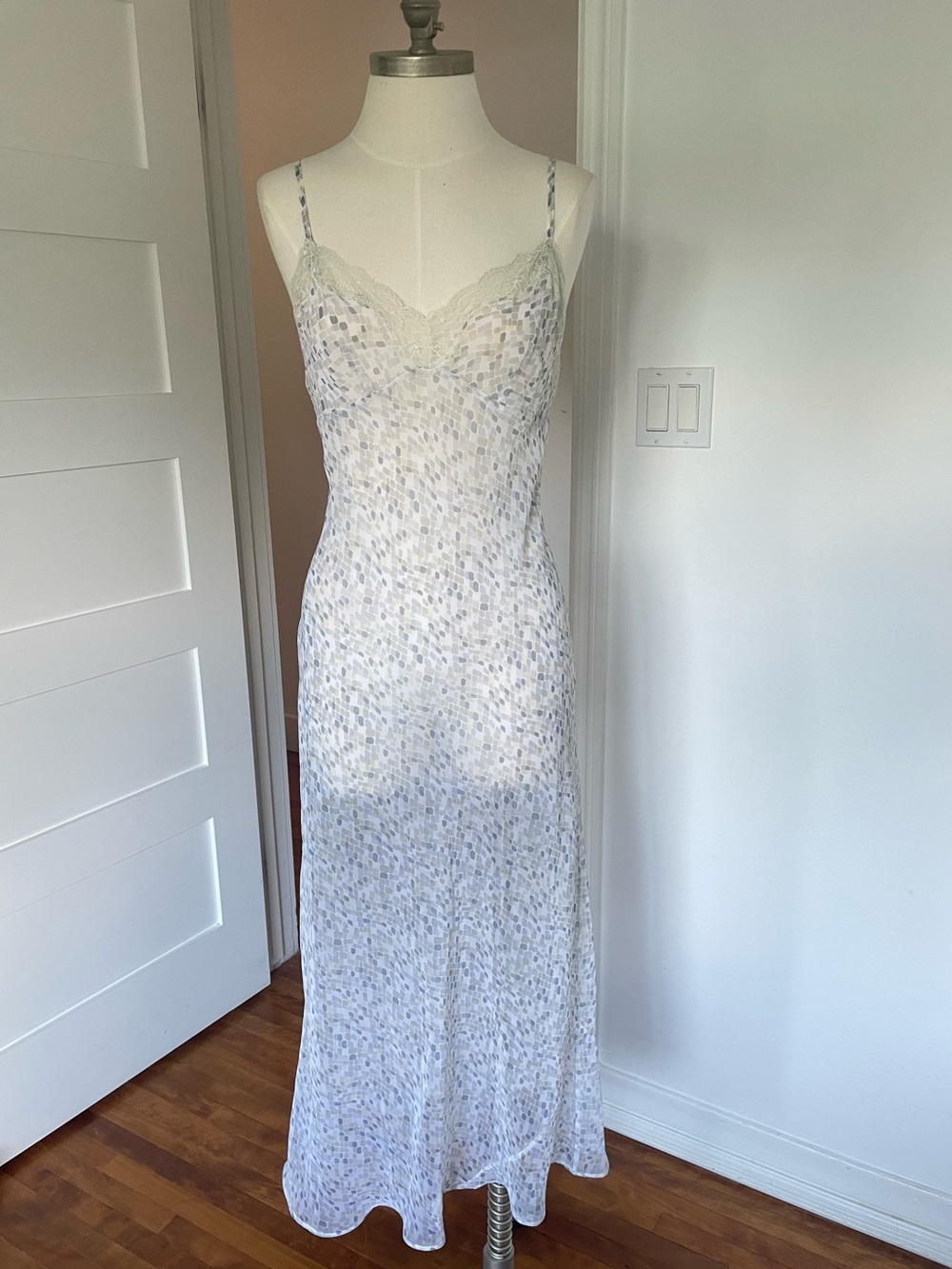Lace slip dress